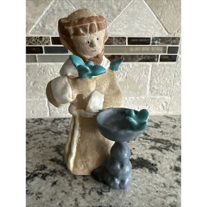 Vintage POPPET "Saint Francis of Assisi" Metlox Figurine  Helen Slater Design